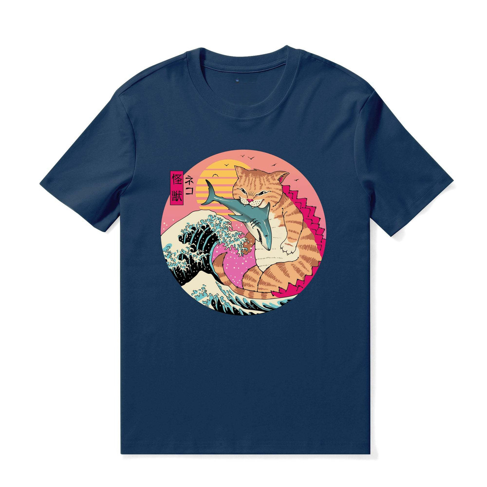 Hawaiian Tee For Men Super CatZilla Tee